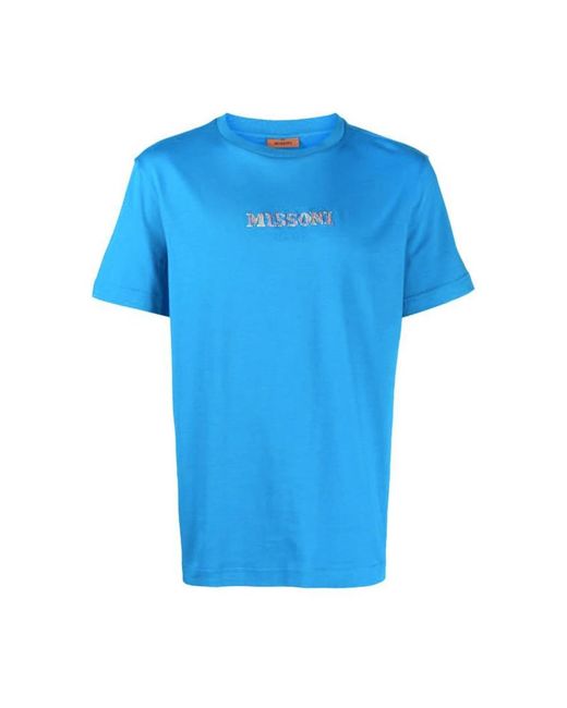 Missoni T-Shirts in het Blue voor heren