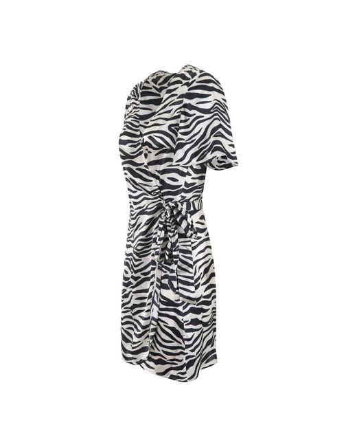 Wrap Dresses Mc2 Saint Barth de color Black