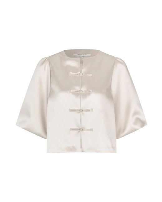 Second Female Perlla New Blouse in het White
