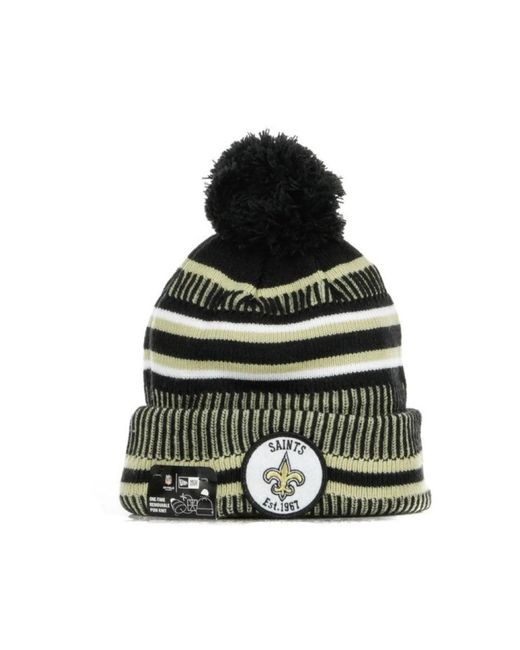 KTZ Accessoires ,Zwart ,Sport Gebreide Pom Pom Muts Originele Teamkleuren in het Black voor heren