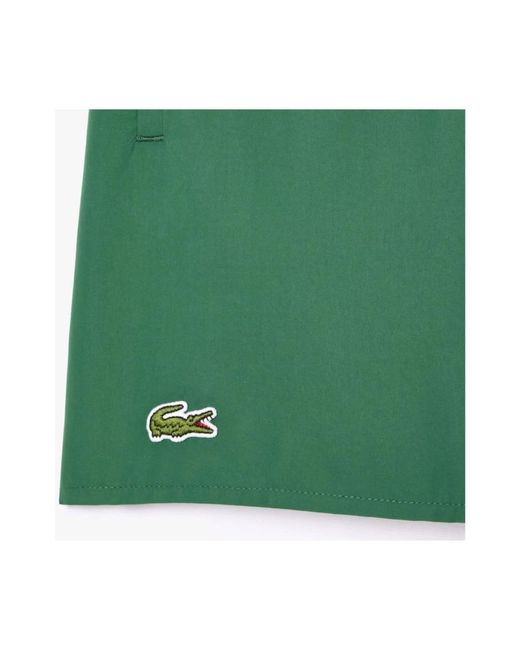 Lacoste Schnelltrocknende grüne badehose in Green für Herren