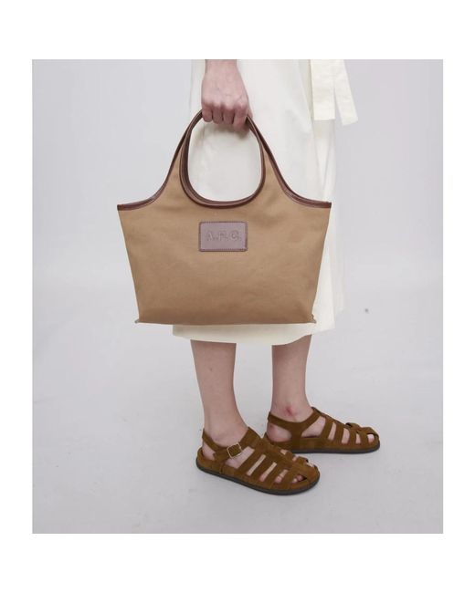 Tote Bags di A.P.C. in Brown