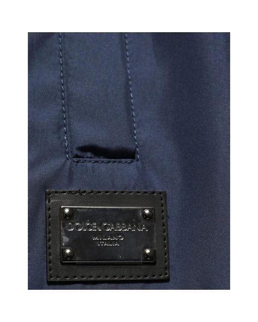 Dolce & Gabbana Blue Sweatpants for men