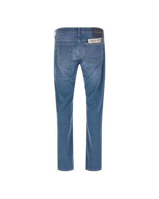 Jacob Cohen Blue Slim Fit Jeans for men