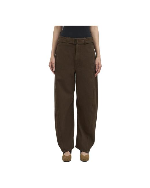 Lemaire Brown Wide Trousers