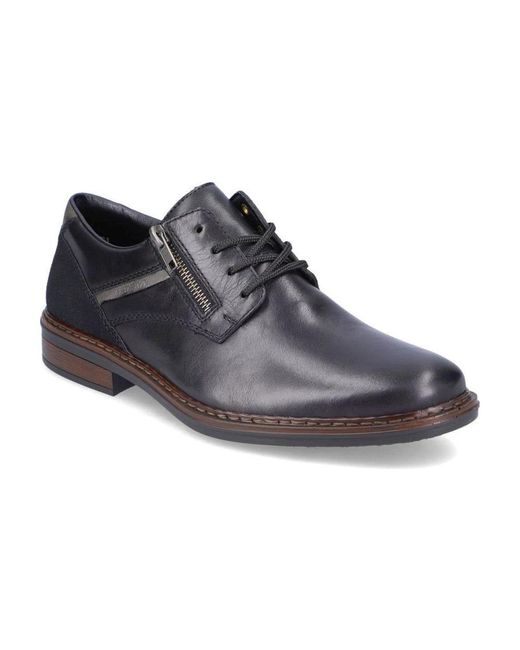Rieker Gray Business Shoes for men