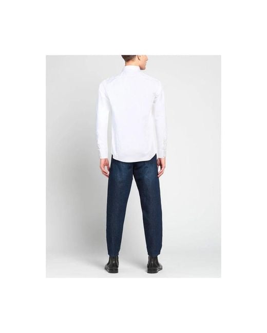 Aquascutum White Casual Shirts for men