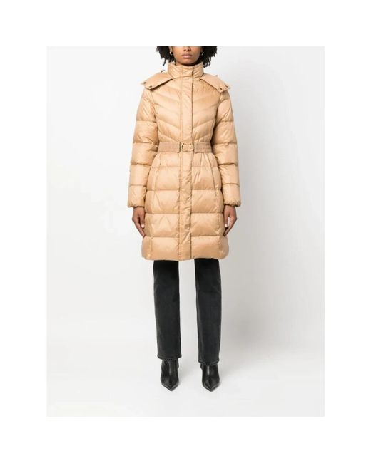 Twinset Coats > Down Coats in het Natural