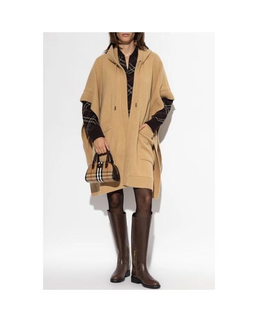 Capes di Burberry in Natural