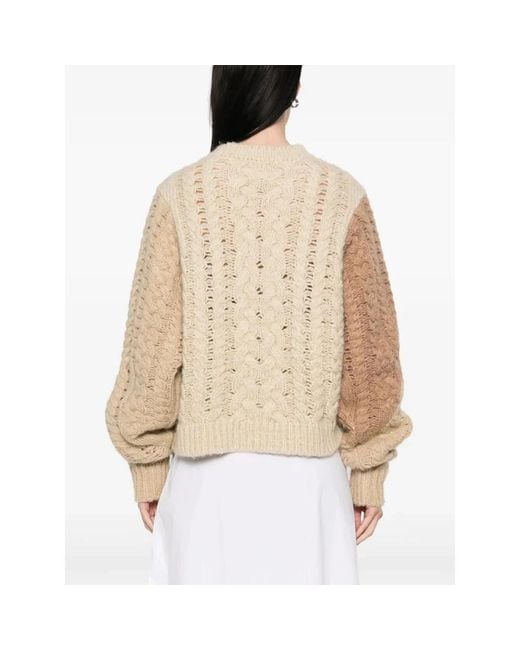 Isabel Marant Natural Round-Neck Knitwear