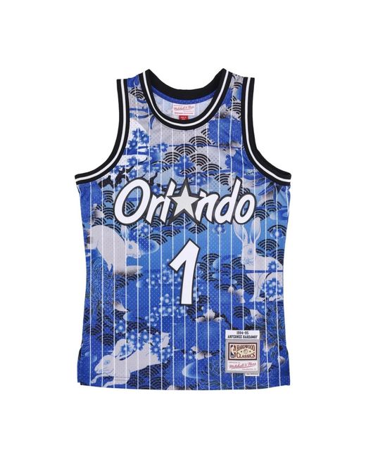 Mitchell & Ness Fitness ,Blauw ,Polyester Nba Swingman Jersey 1994 Hardwood Classics in het Blue voor heren