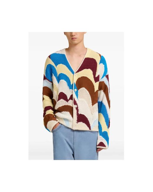 Cardigans Marni pour homme en coloris Blue