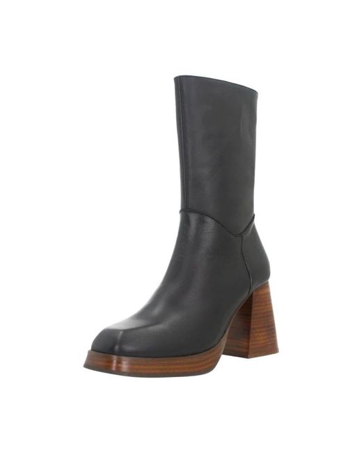 Heeled Boots Angel Alarcon de color Black