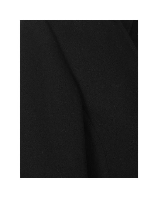 Wardrobe NYC V-Neck Mini Jurk in het Black