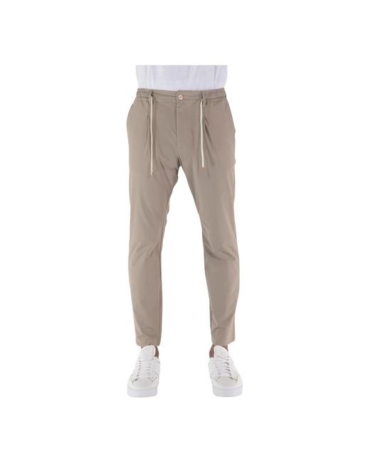 Cruna Gray Slim-Fit Trousers for men
