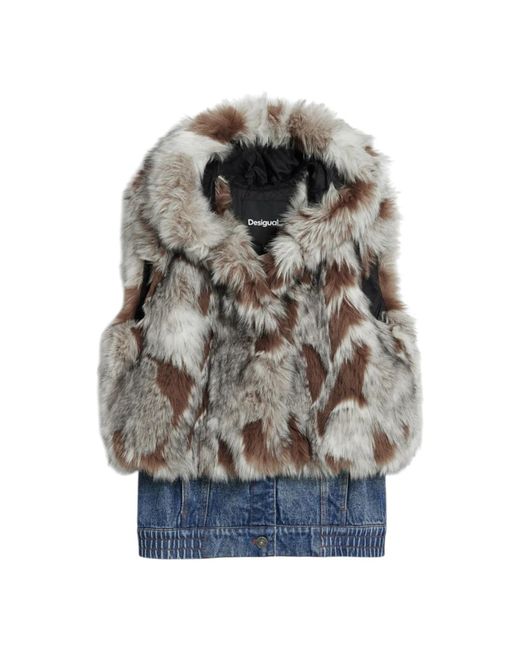 Vests Desigual de color Gray