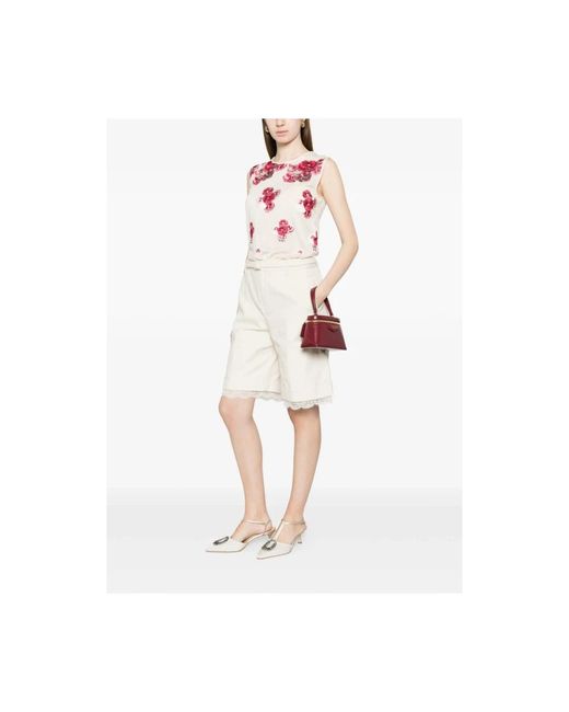 Vivetta White Casual Shorts