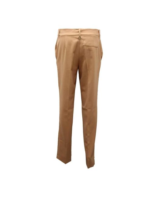 Twinset Natural Straight Trousers