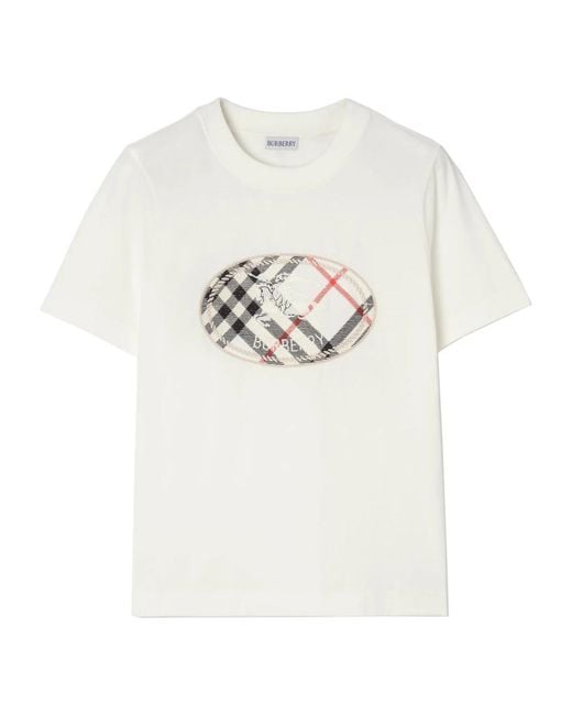 Burberry White T-Shirts