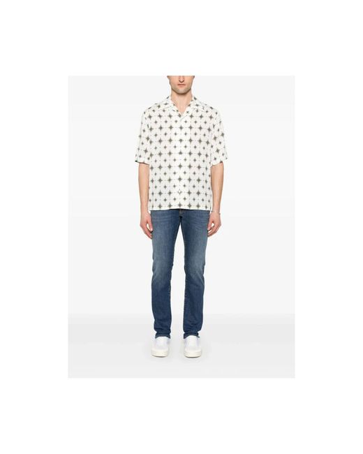 Jacob Cohen Indigo blaue klassische fünf taschen jeans in Blue für Herren