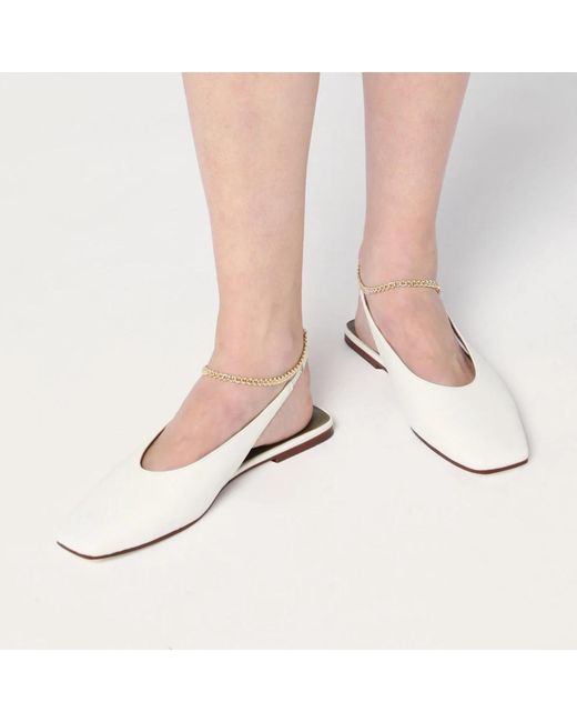 MARIA LUCA Ballerina Shoes in White | Lyst UK MARIA LUCA Ballerina Shoes in White | Lyst UK