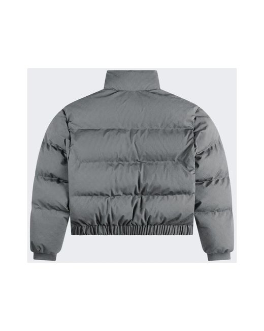 Daily Paper Jassen ,Grijs ,Polyester Renako Monogram Puffer Jacket in het Gray voor heren