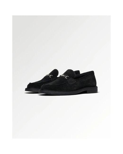 Filling Pieces Black Loafers