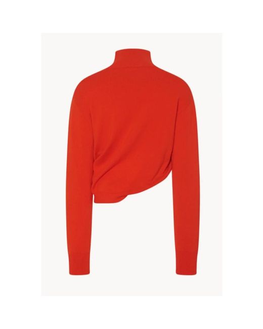 The Row Truien & Vesten ,Rood ,Kasjmier Callan Kasjmier Coltrui Met Lange Mouwen in het Red