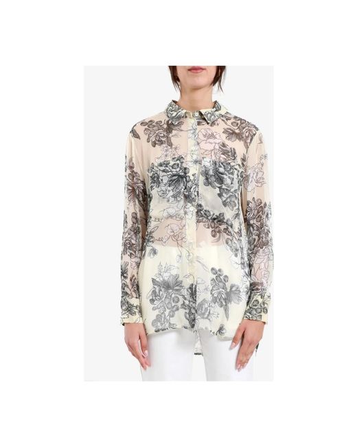 Blouses & shirts > blouses Semicouture en coloris Gray