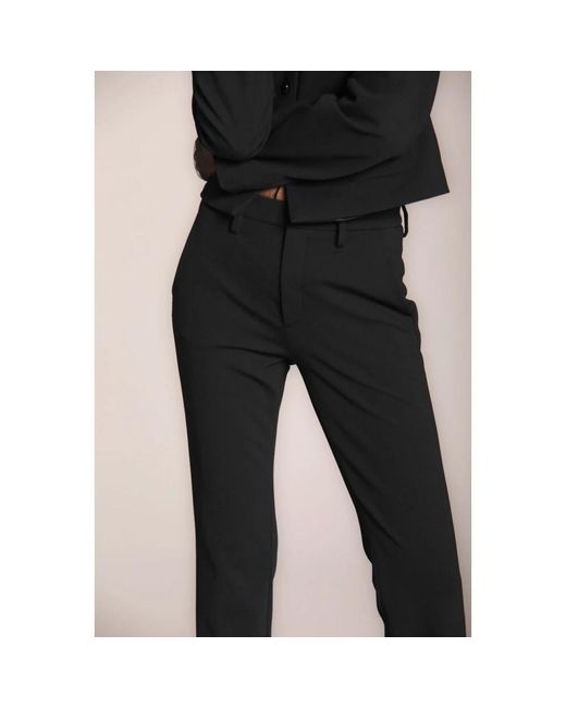 Mason's Black Schwarze Slim Fit Chino Hose