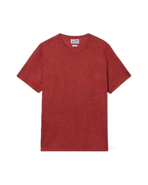 Mc2 Saint Barth Red T-Shirts for men