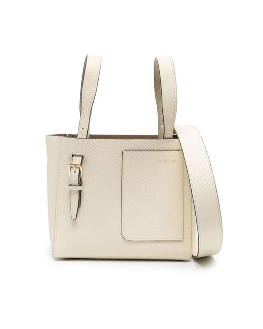 Valextra Natural Soft Bucket Micro Bag