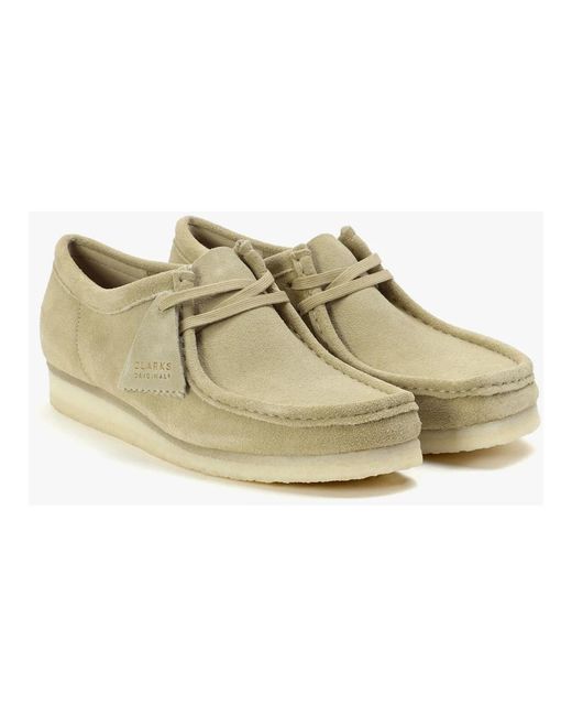 Clarks Natural Laced Shoes for men