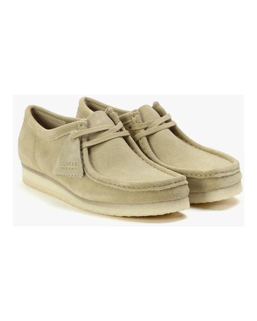 Clarks Natural Laced Shoes for men