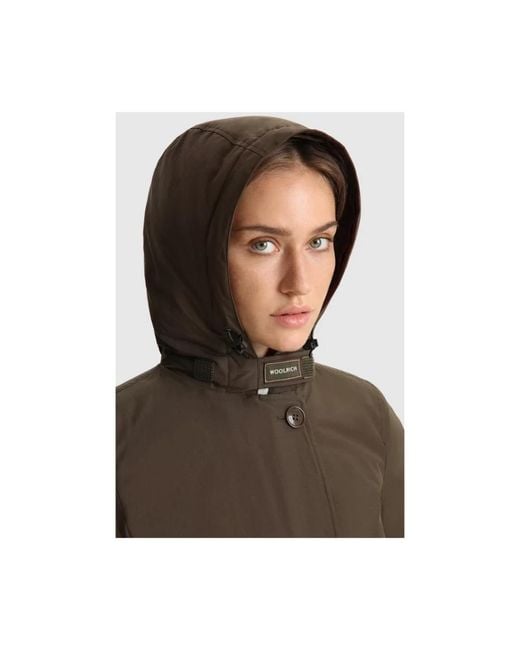 Woolrich Brown Winter Jackets