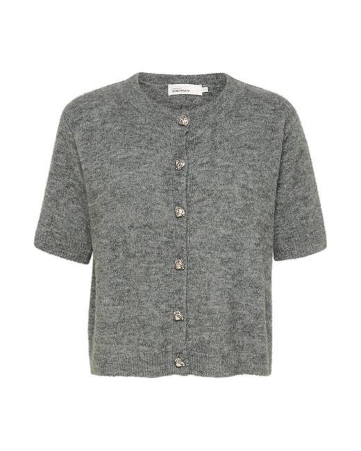 Karen By Simonsen Cardigans in het Gray