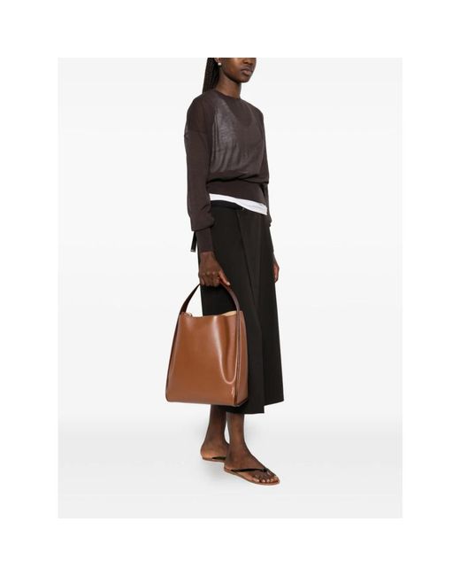Jil Sander Brown Shopping Bags