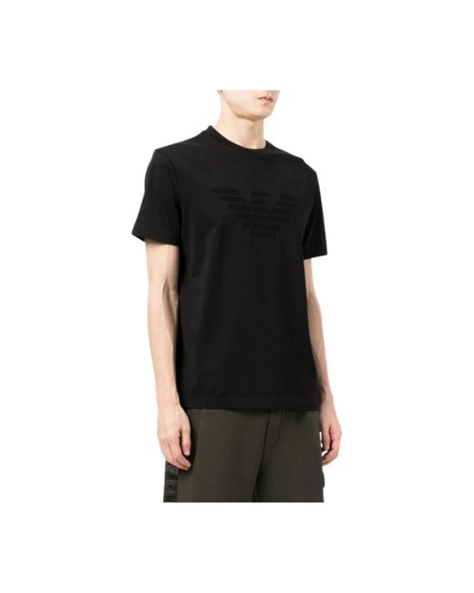 Emporio Armani Black T-Shirts for men