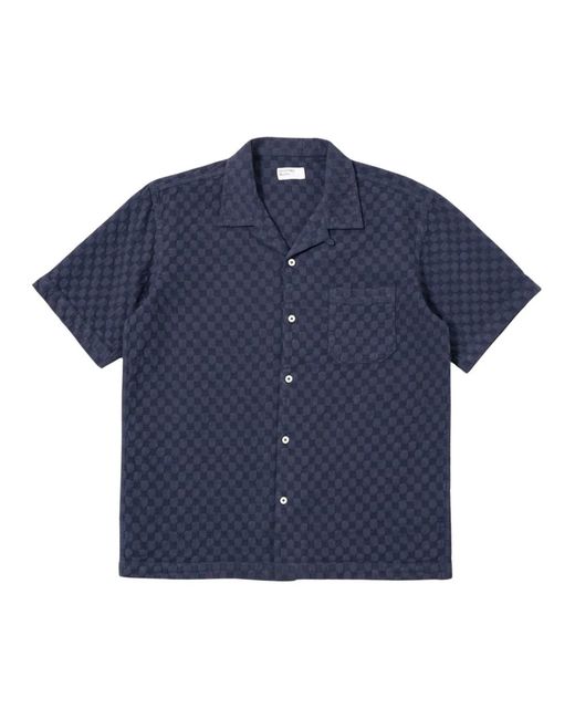 Universal Works Blue Short Sleeve Shirts for men