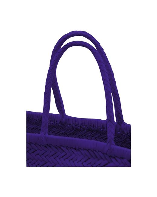 Dragon Diffusion Purple Stilvolle lila lederhandtasche