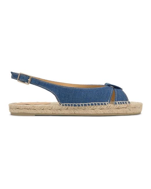 Castaner Blue Parca/263 Flache Espadrille Für Damen