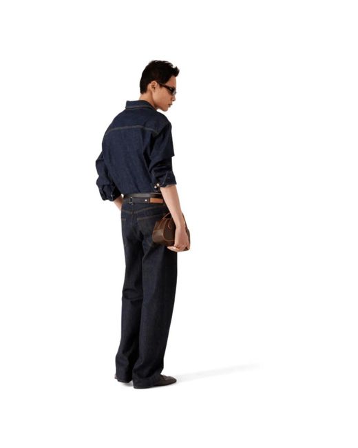 Casablanca Blue Straight Fit Jeans for men
