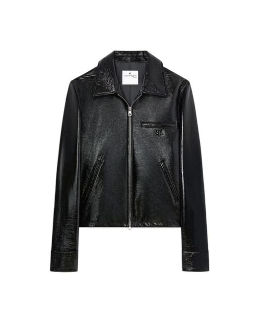 Courreges Black Light Jackets for men