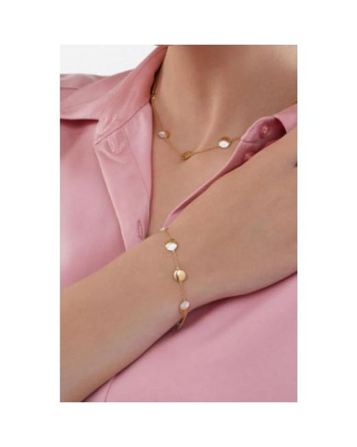 Caï Maancyclus Zilveren Armband in het Metallic