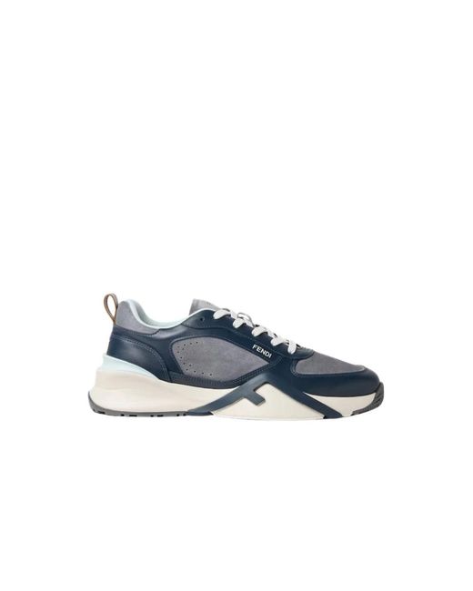 Fendi Blue Sneakers for men