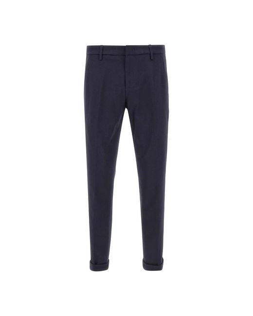 Dondup Blue Slim-Fit Trousers for men