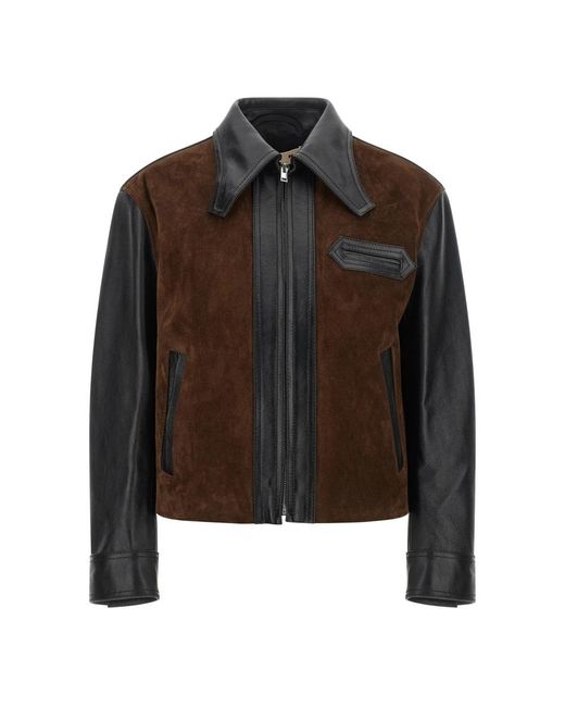 Leather Jackets Marni de color Black