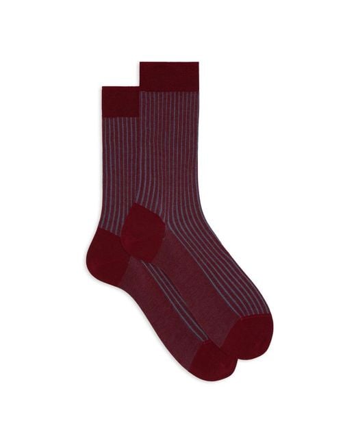 Socks di Gallo in Red da Uomo