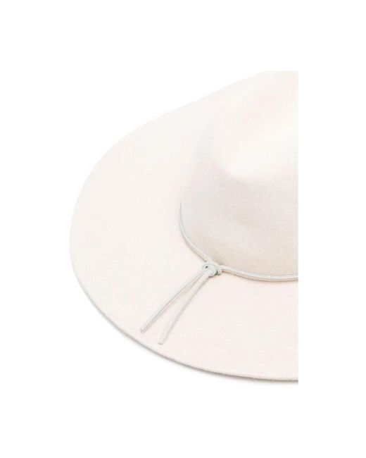 Borsalino White Hats for men