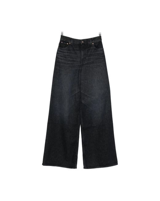 Chloé Wide Jeans in het Black